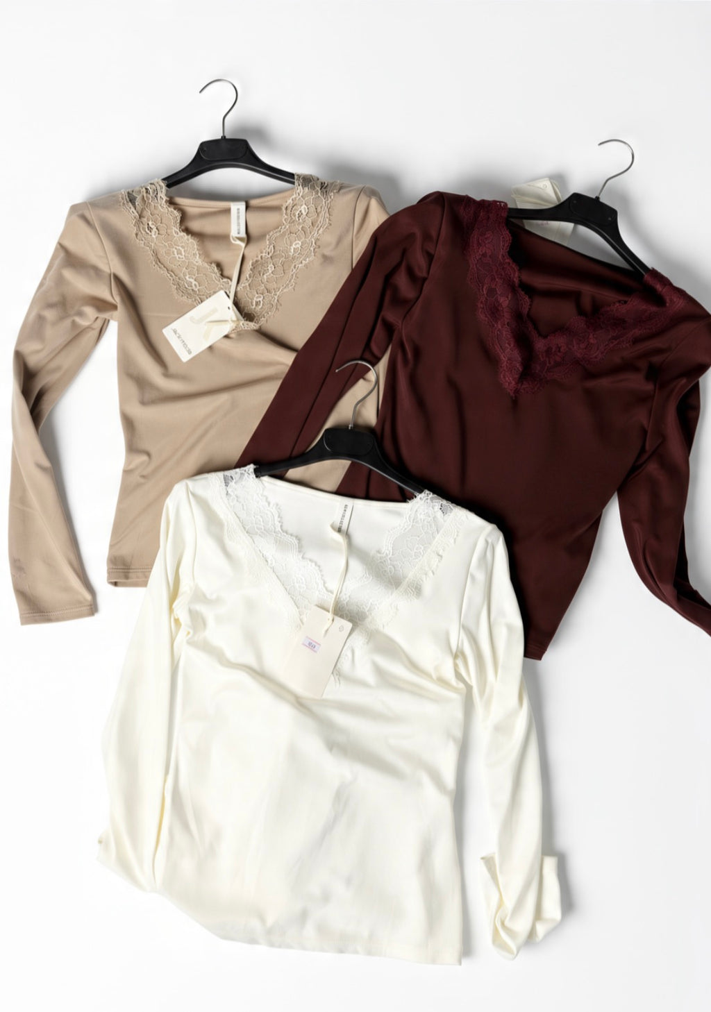 Maglia V pizzo