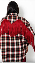 Camicia check frange